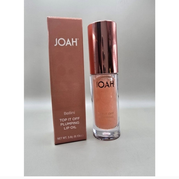 JOAH. Bellini Top It Off Pkumping Lip Oil Coral. New In Box - Picture 2 of 2